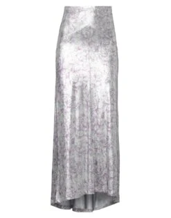 PACO RABANNE Silver Women‘s Maxi Skirts