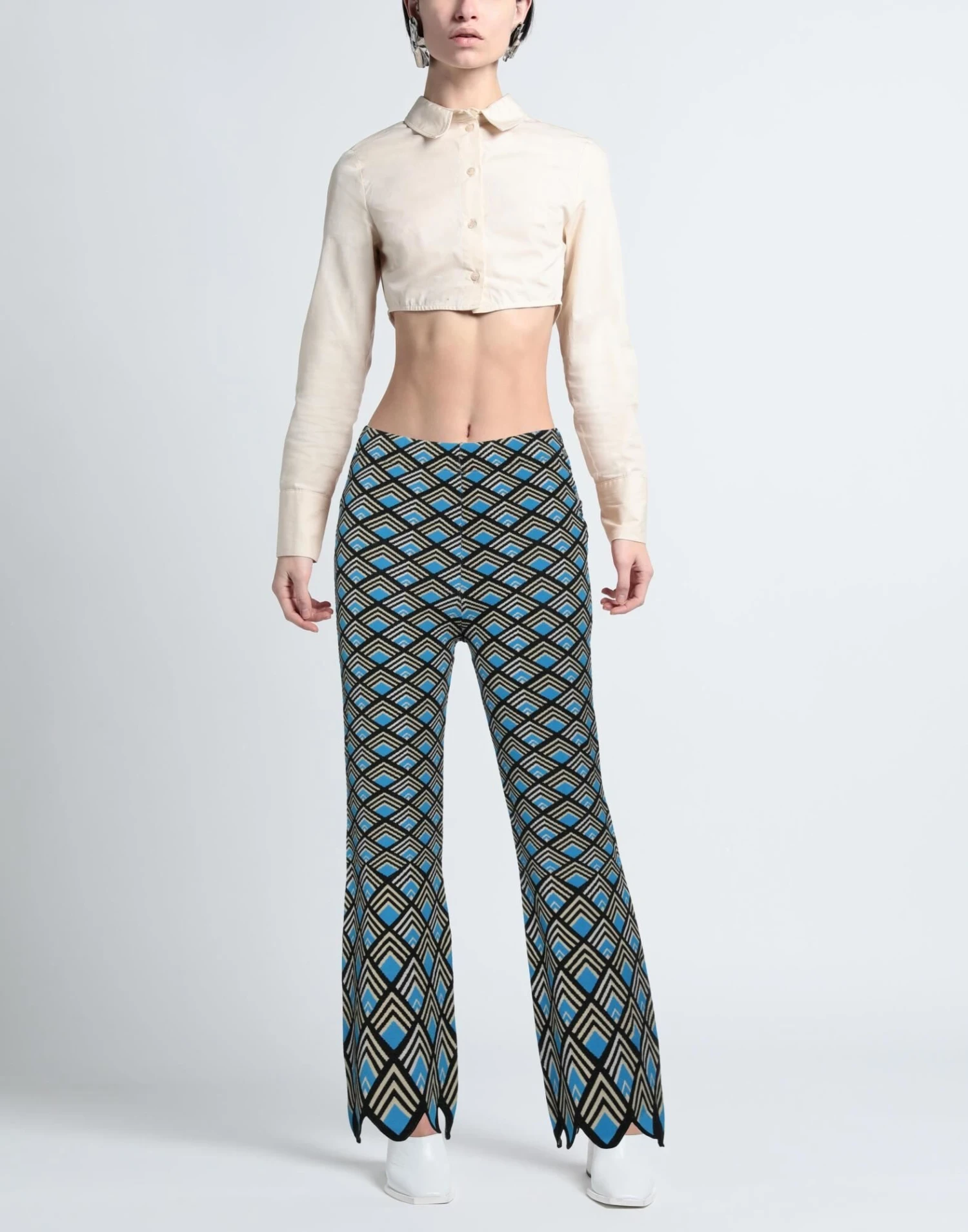 PACO RABANNE Azure Women‘s Casual Pants 2 PACO RABANNE Azure Women‘s Casual Pants - Image 2