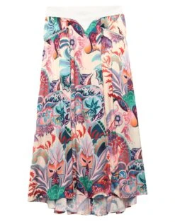 PACO RABANNE Ivory Women‘s Midi Skirt