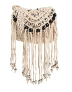 PACO RABANNE Beige Women‘s Cross-body Bags