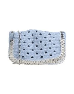 PACO RABANNE Light Blue Women‘s Handbag