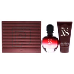 Paco Rabanne Black XS By Paco Rabanne For Women - 2 Pc Gift Set 1.7oz EDP Spray, 2.5oz Body Lotion