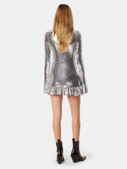Paco Rabanne Silver Sequin Dress -Paco Rabanne LOOK01 016 1