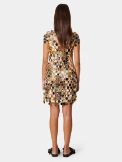 Paco Rabanne Gold And Silver Sparkle Dress -Paco Rabanne LOOK08 041 1