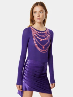 Paco Rabanne Short Draped Skirt -Paco Rabanne LOOK09 037 1