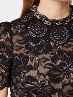 Paco Rabanne Lace Long Dress -Paco Rabanne LOOK26 019 1