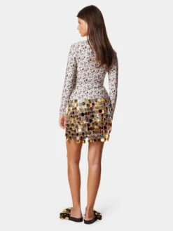 Paco Rabanne Gold And Silver Sparkle Skirt -Paco Rabanne LOOK37 039 1 59ceb3ba e972 4c10 9364 84dc53347c6b