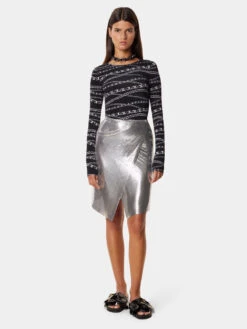 Paco Rabanne Long-Sleeved Printed Top -Paco Rabanne LOOK41 015 1