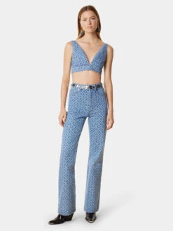 Paco Rabanne Denim Top -Paco Rabanne LOOK47 005 1 0b03c263 a6f4 449d 8af8 094a3291641d