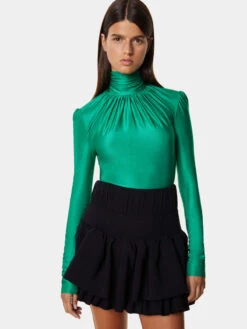 Paco Rabanne Green Long-Sleeved Top -Paco Rabanne LOOK62 015 1