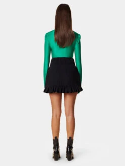 Paco Rabanne Green Long-Sleeved Top -Paco Rabanne LOOK62 036 1