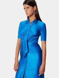 Paco Rabanne Blue Long Dress -Paco Rabanne LOOK64 023 1