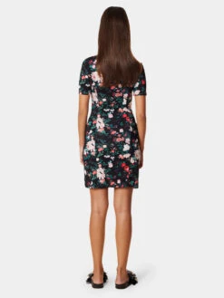 Paco Rabanne Draped Floral Printed Dress -Paco Rabanne LOOK68 029 1