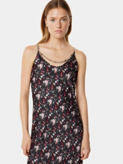 Paco Rabanne Long Floral Dress -Paco Rabanne LOOK69 025 1