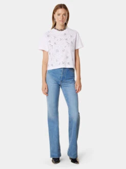 Paco Rabanne White Top With Studs -Paco Rabanne LOOK75 007 1