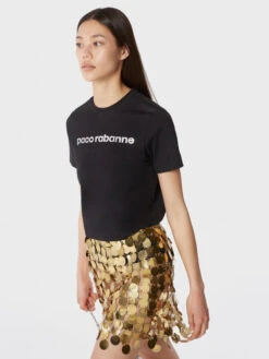 Paco Rabanne Sequin-embellished Mini Skirt -Paco Rabanne LOOK 02 J1 048 6a0f875a 3c77 498f b67f 522d63f1cbc8