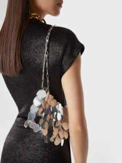 Paco Rabanne Sparkle Silver Nano Bag -Paco Rabanne LOOK 06 J1 063 83e2c985 d802 40c3 ae49 7a4d2efe0dcf