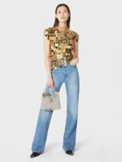 Paco Rabanne Top Sparkles Gold